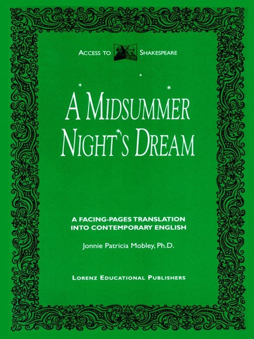Title details for Midsummer Night's Dream by Jonnie Patricia Mobley - Available